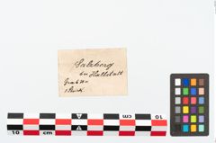 Etikett zu Eisenkonvolut (NHMW-PRAE-094301)